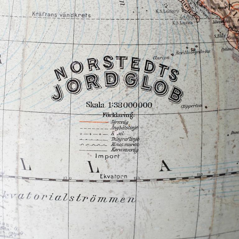 JORDGLOB, Norstedts, 1900-talets första hälft.