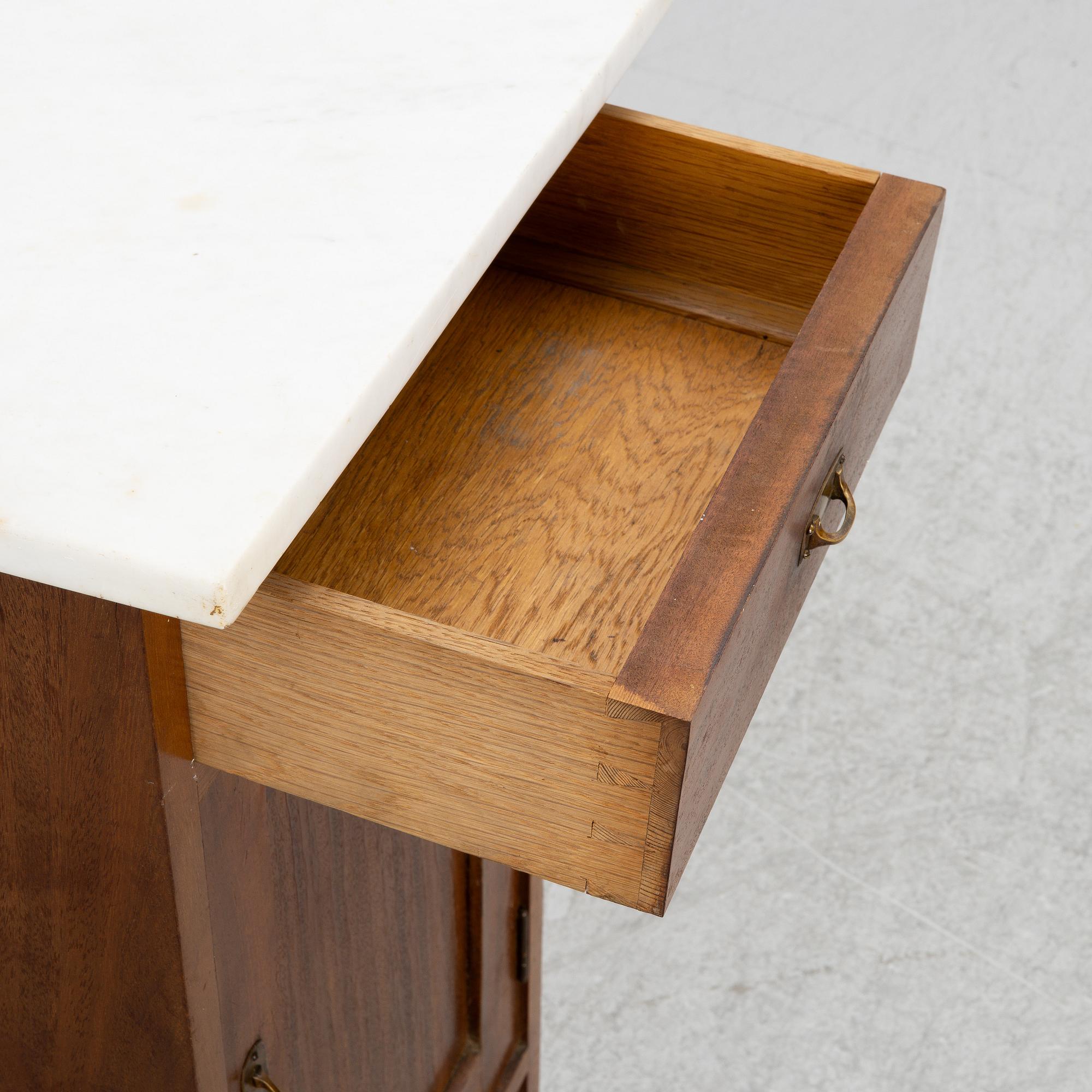 A bedside table, early 20th Century.