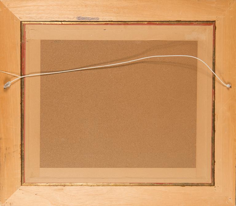 Jukka Saarinen, olja på pannå, signerad.