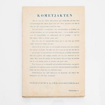 Tove Jansson, The book "Kometjakten", first edition, Söderströms & C:o, Mercators tryckeri, Helsingfors 1946.