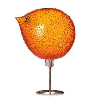 27. Alessandro Pianon, a "Pulcino" glass sculpture of a bird, Vetreria Vistosi, Italy, 1960s.