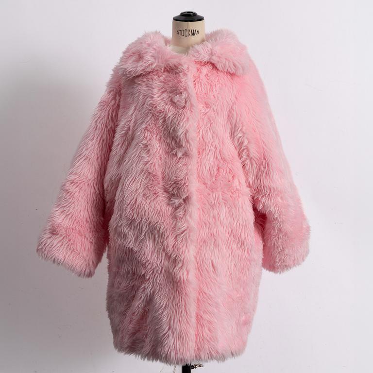 Balenciaga, kappa, "Faux Fur Coat", storlek F34.