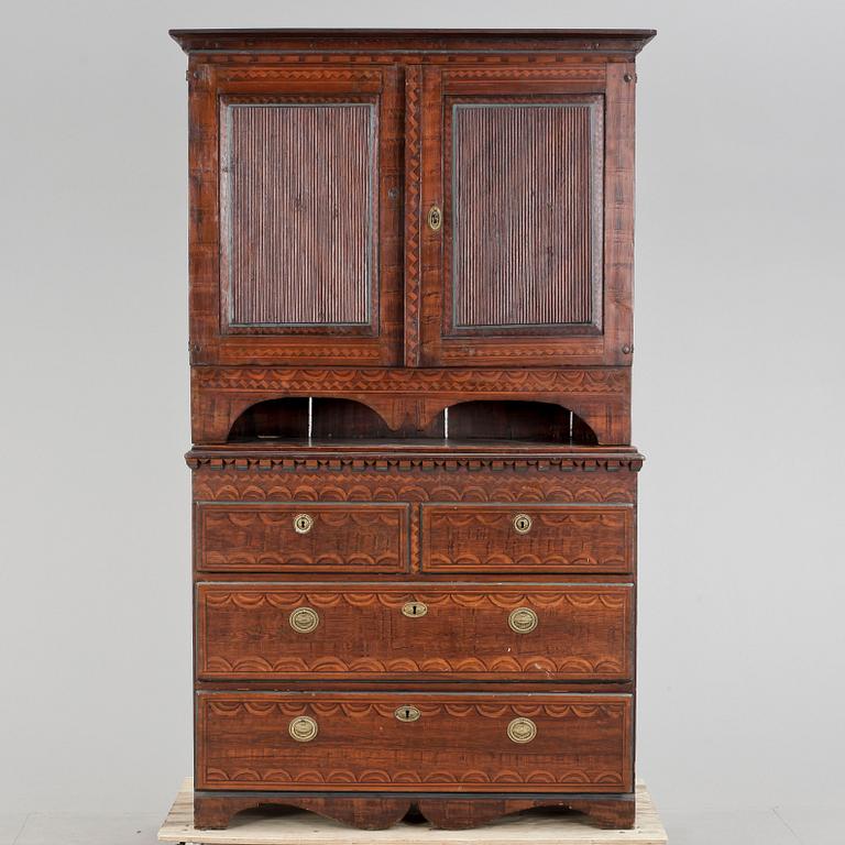 SKÅP, allmoge, 1800-tal.