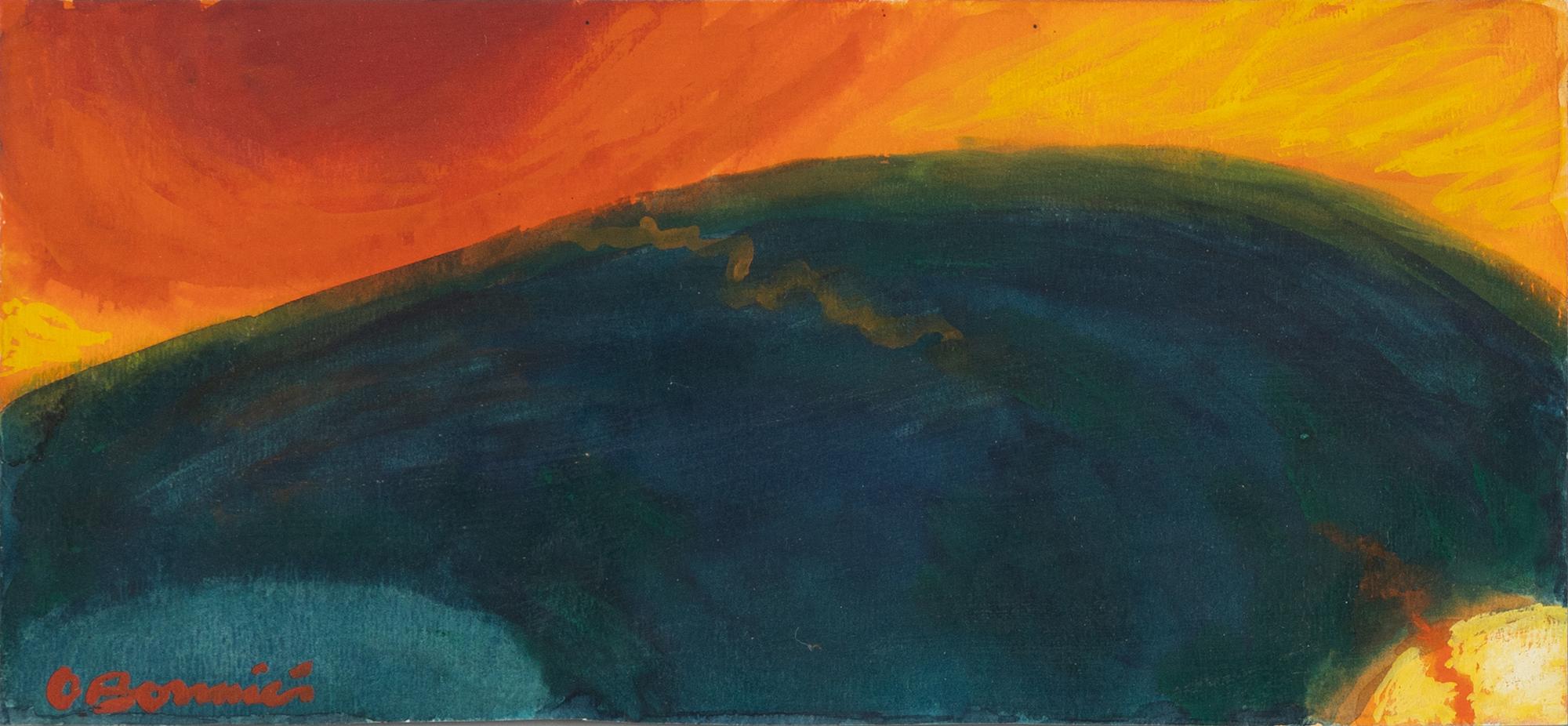 Olle Bonniér, gouache on paper, signed.