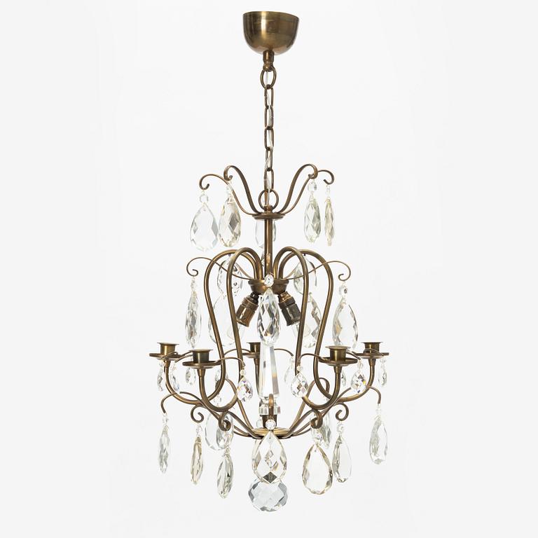 Ljuskrona, rokokostil, 1900-tal.