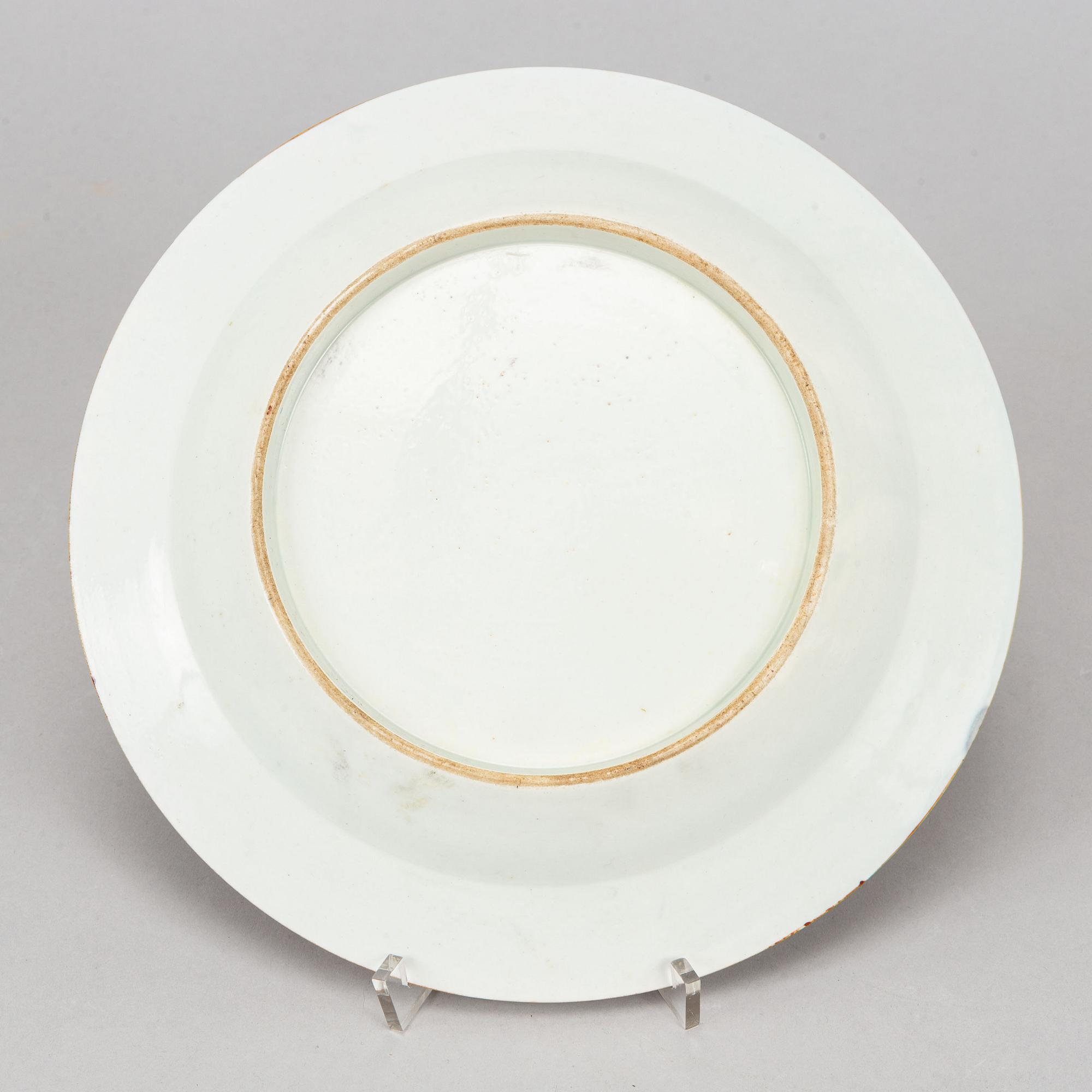 13 porcelain dishes, Samson, France, circa 1900.