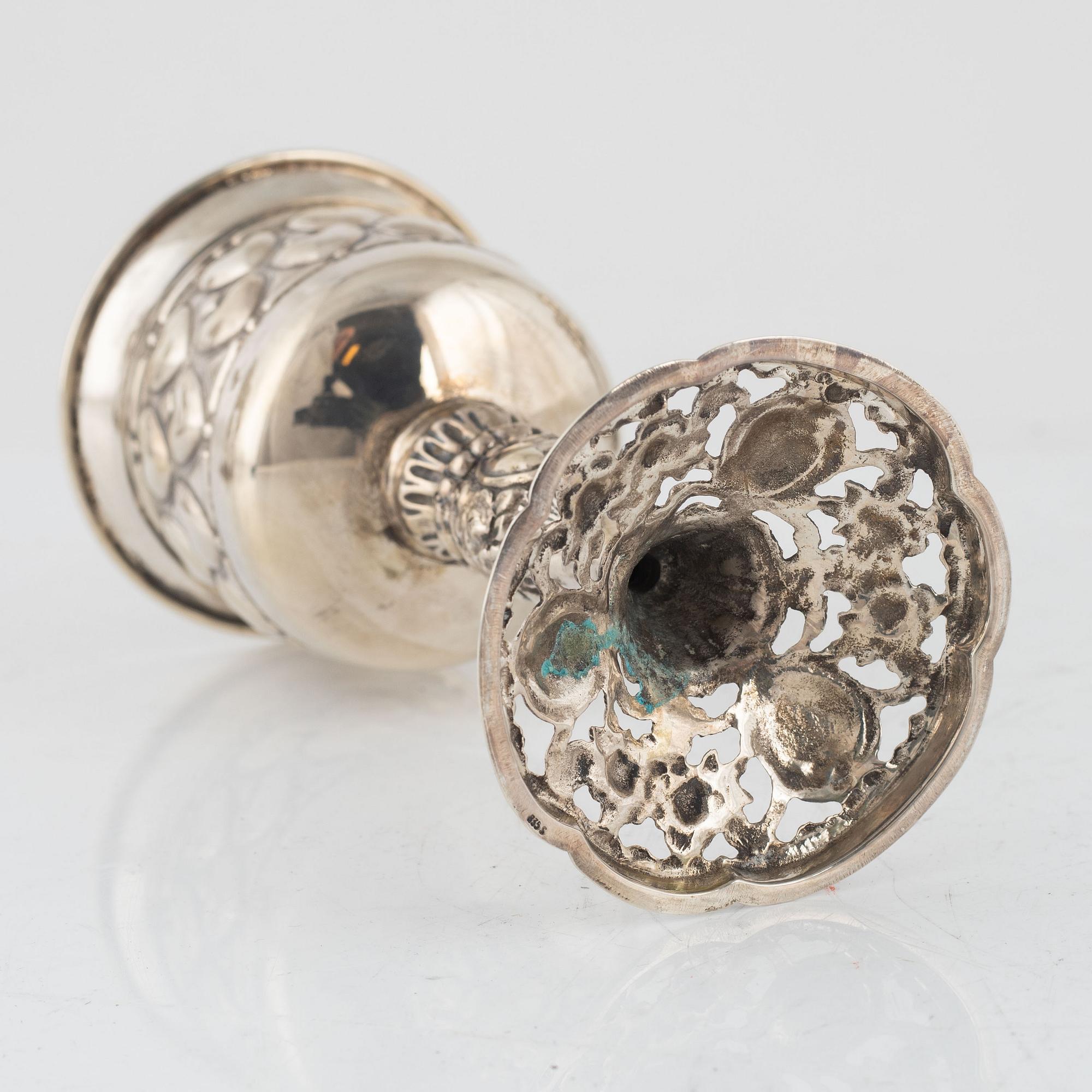 Bägare, 6 st, silver, Norge, 1900-talets först hälft.