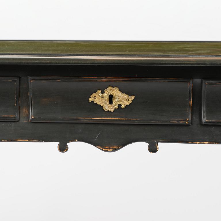 A Swedish rococo writings desk in the manner of C. Linning, Stockholm,l later part 18th century.