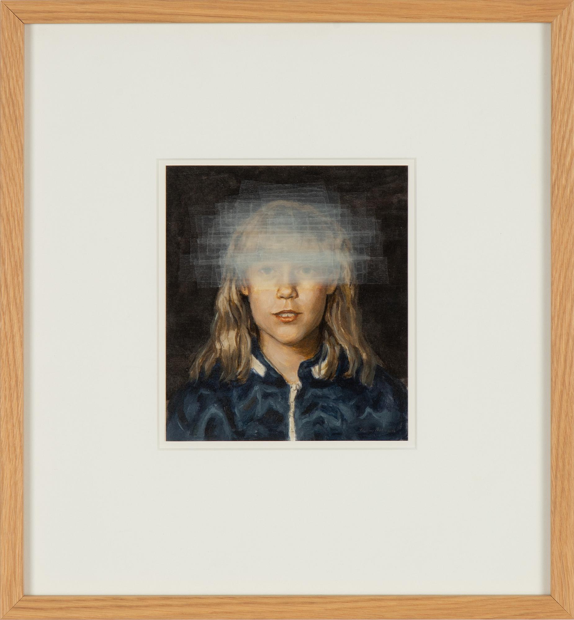 Willem Andersson, oil on paper, executed 2010 according to label verso.