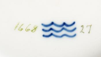 TERRIN samt FAT, "Sachsisk blomst", Royal Copenhagen.