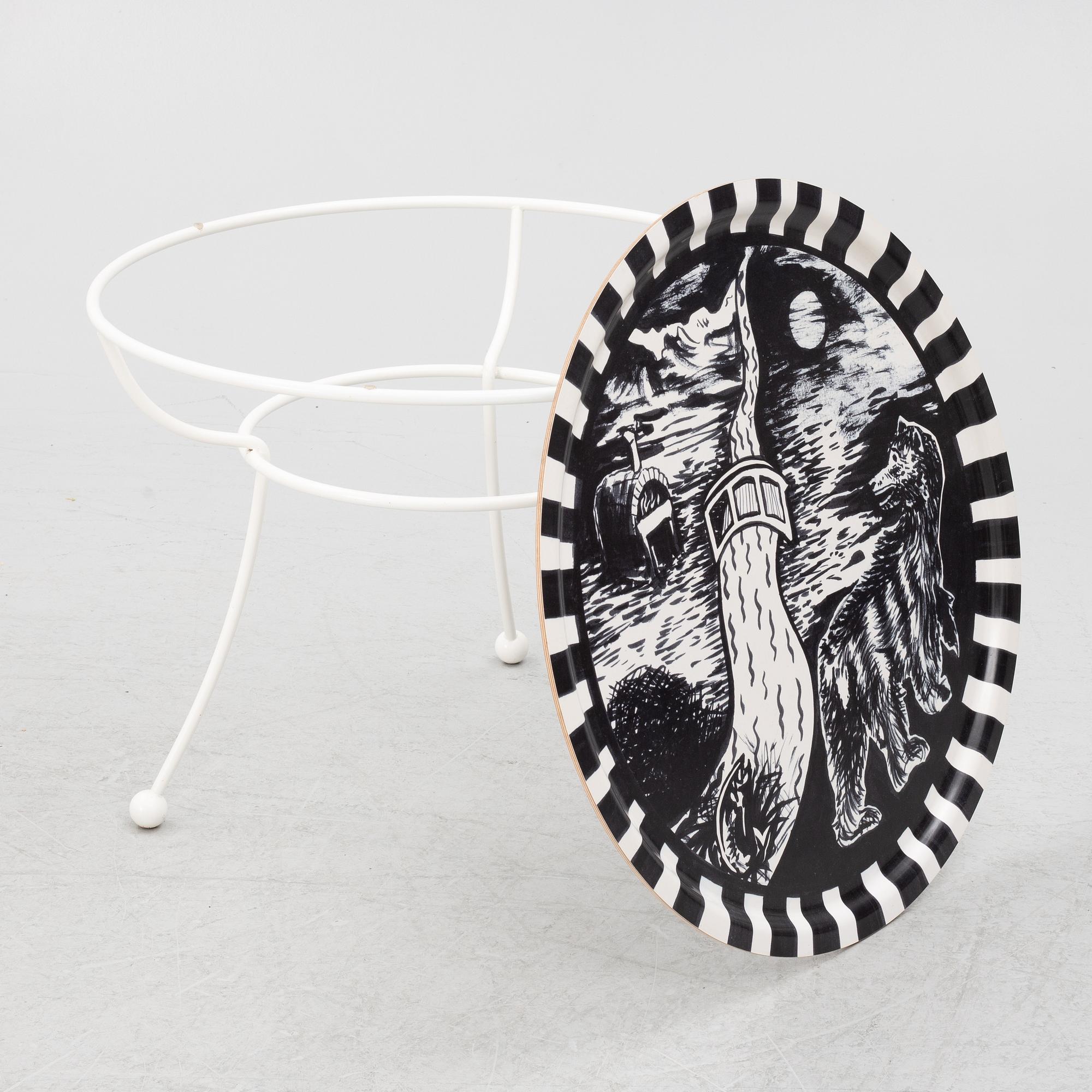 Lina Huring, tray table, Källemo, Värnamo, Sweden.