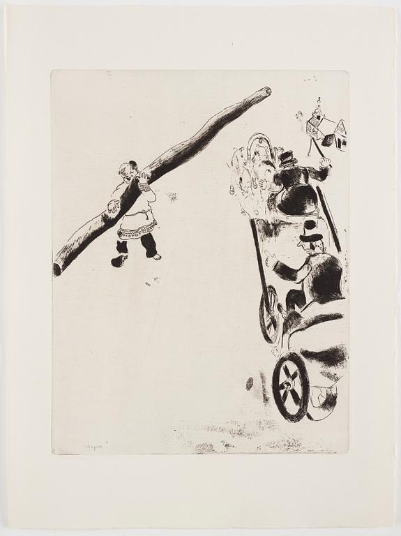 MARC CHAGALL, 71 st etsningar ur upplagan om 285 exemplar på Arches/MBM/J. Perrigot-papper, 1923-1948.