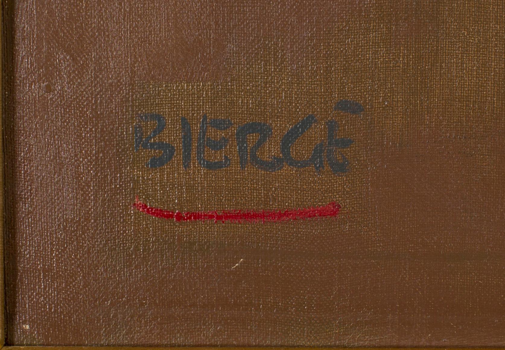 ROLAND BIERGE, olja på duk, signerad. A tergo daterad 24 XII 69.