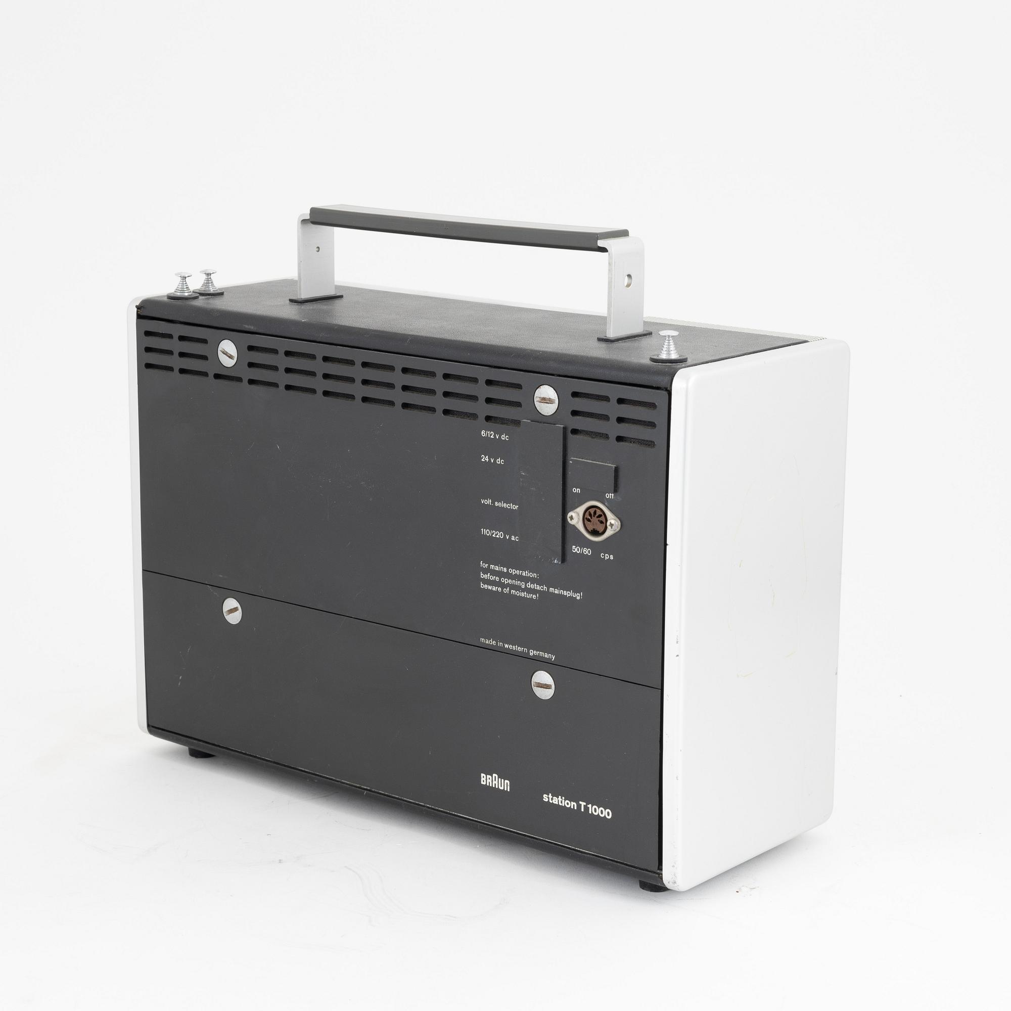 Dieter Rams, radio, T1000, Braun.