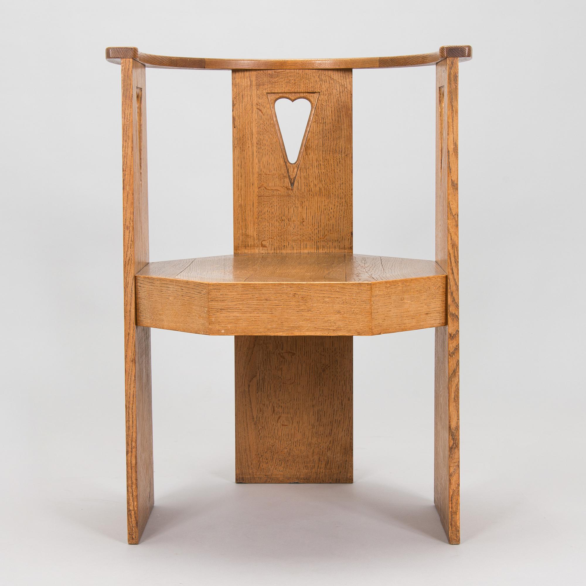 Eliel Saarinen, nojatuoli, Valtion Rautatiet, 1920-luku.