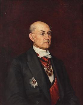 787. Albert Edelfelt, Porträtt föreställande friherre Johan August von Born.