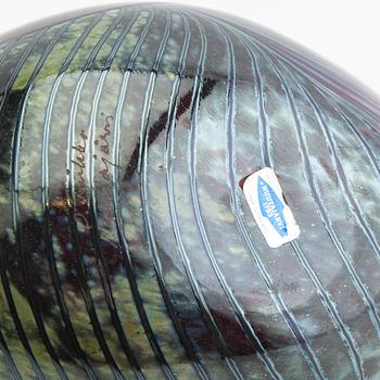 Oiva Toikka, Figurine Nuutajärvi/Notsjö Finland signed glass.