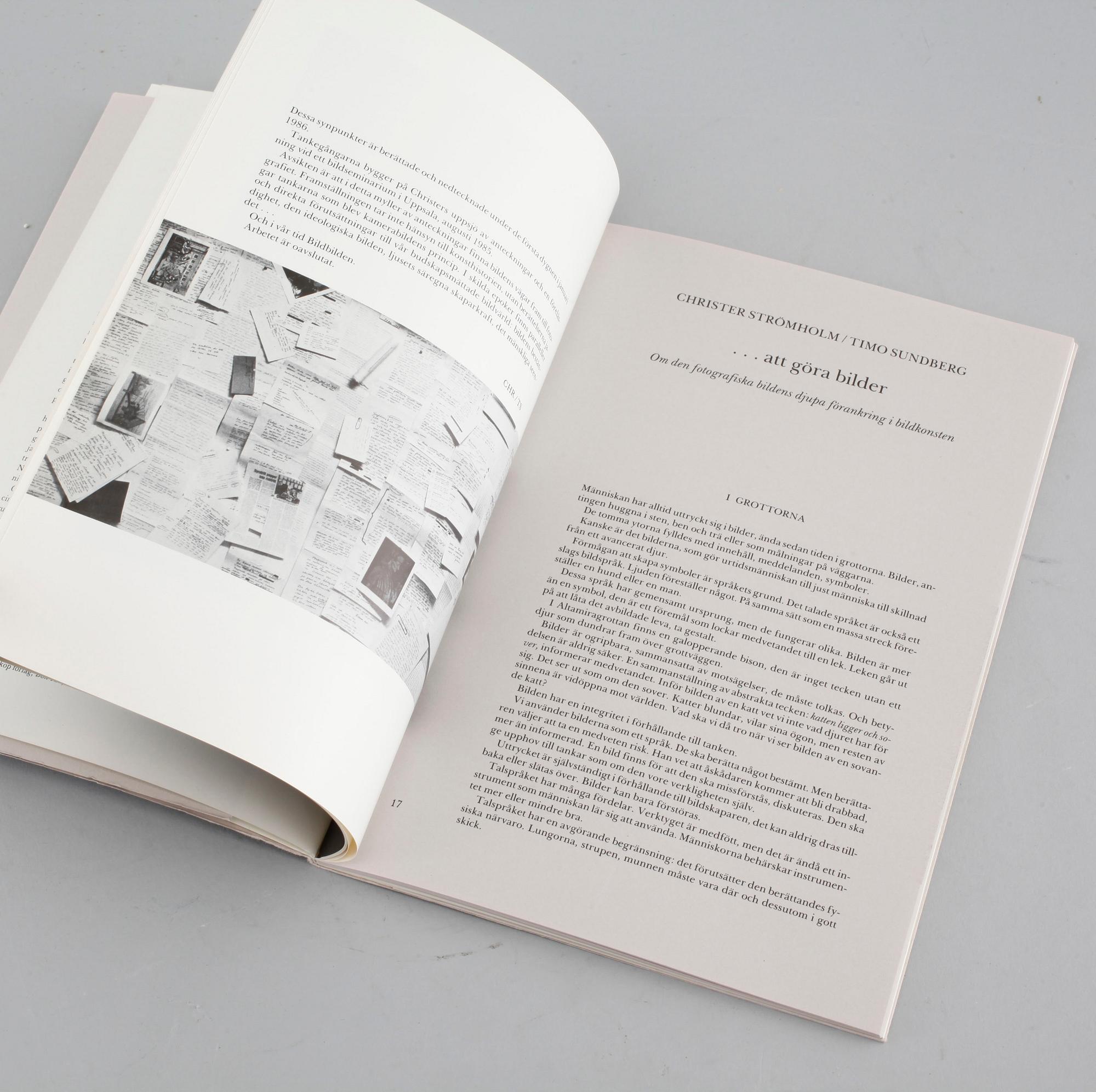 A book Christer Strömholm, design Sune Nordgren, Kalejdoskop förlag,1986.