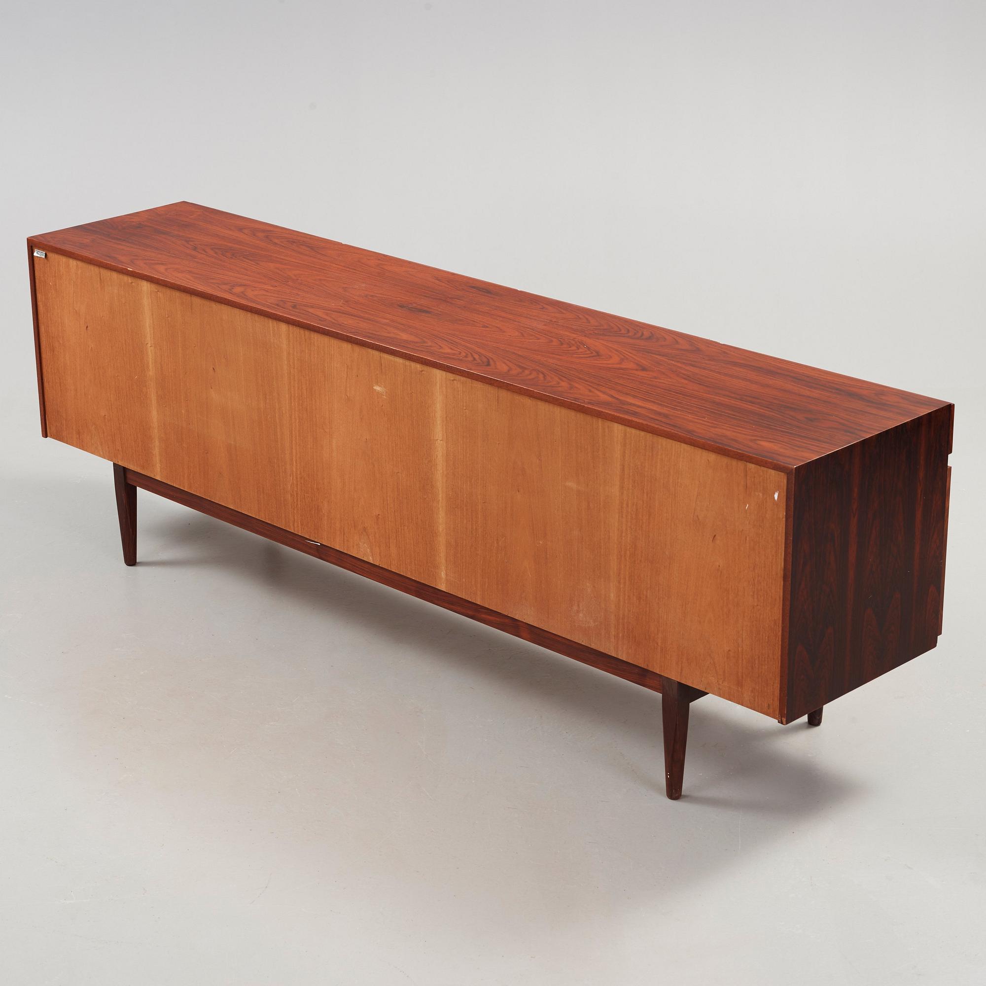 Ib Kofod-Larsen, A palisander sideboard, Faarup Møbelfabrik, Denmark 1960's.