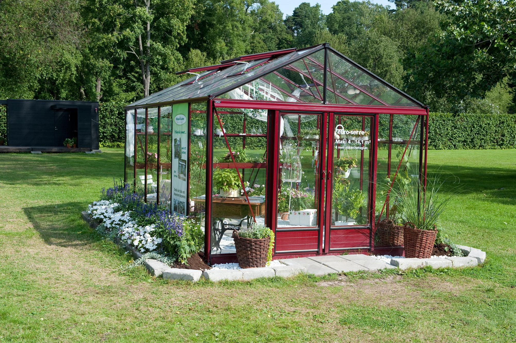 VÄXTHUS, "Euro-Serra Maxi. Skänkt av Willab Garden.
