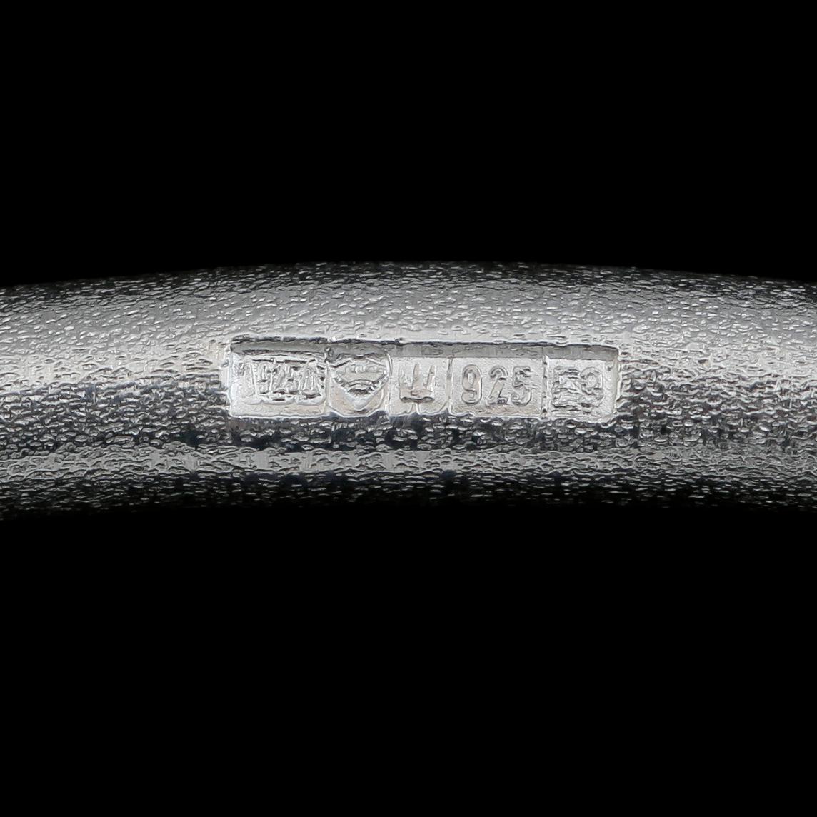 COLLIER, sterlingsilver, Lapponia, Finland 2006. Total vikt ca 35 g.
