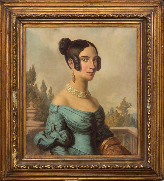 PAUL LINKE, oil on canvas, signed.