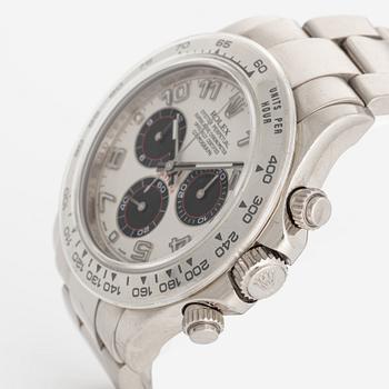 Rolex, Cosmograph, Daytona, "White Arabic Panda Dial", chronograph, ca 2010.