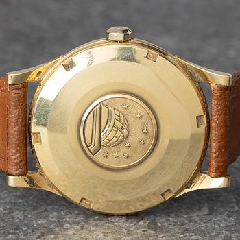 Omega, Constellation, Calendar, "Pie-Pan", ca 1960.