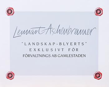LENNART ASCHENBRENNER, färglitografi, sign o numr.