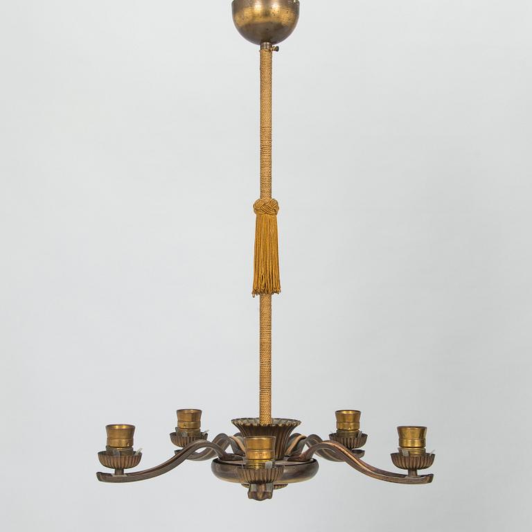 Paavo Tynell, A 1930s ceiling light for Taito, Finland.