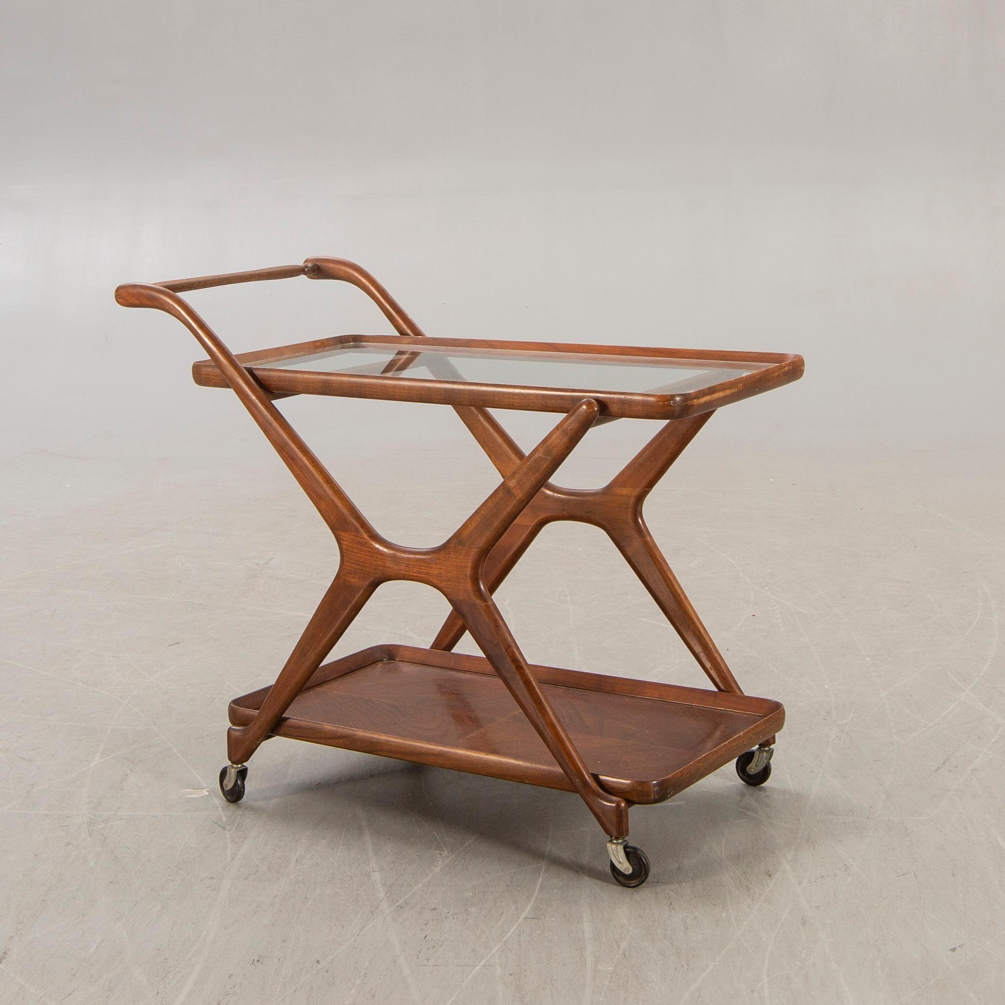Cesare Lacca, serveringsvagn/cocktailvagn för Cassina 1900-talets mitt.