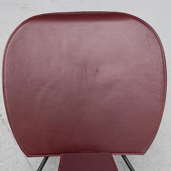 Achille Castiglioni, stolar, 6 st, "Irma", Zanotta, Italien.