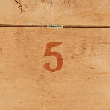 Alvar Aalto, sängbord, ett par, O.y Huonekalu-ja Rakennustyötehdas, Finland ca 1932, modellen ritad till Pemar-sanatoriet.