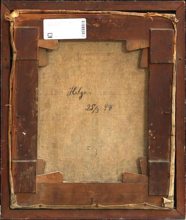 OKÄND KONSTNÄR, olja på duk, 1800-tal.