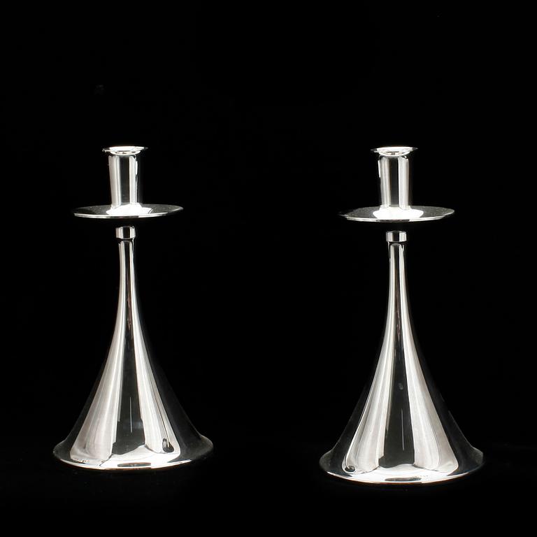 LJUSSTAKAR, silver, MGAB, Uppsala, 1960.