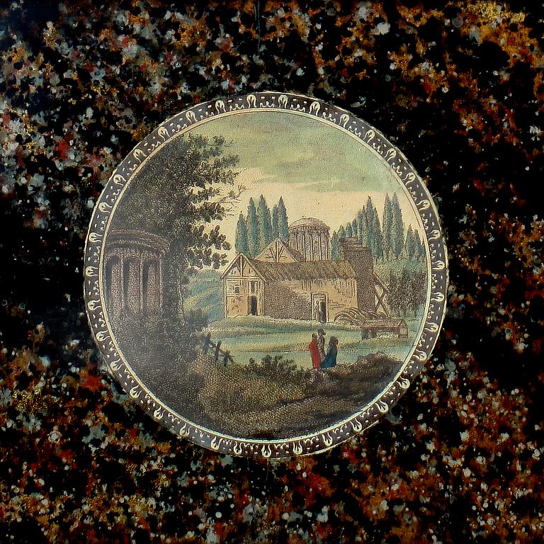 SPEGEL. Sengustavianskt Stockholmsarbete, 1700-talets slut.
