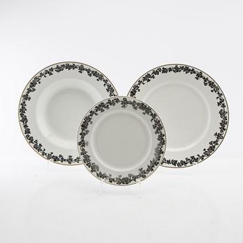 A Dinner service, ca. 51 pieces, model "Dec 2396" Gustavsberg, Sweden early 20th century.