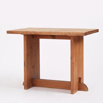 Axel Einar Hjorth, a rare sized pine 'Lovö' console table, Nordiska Kompaniet, Sweden 1930s.
