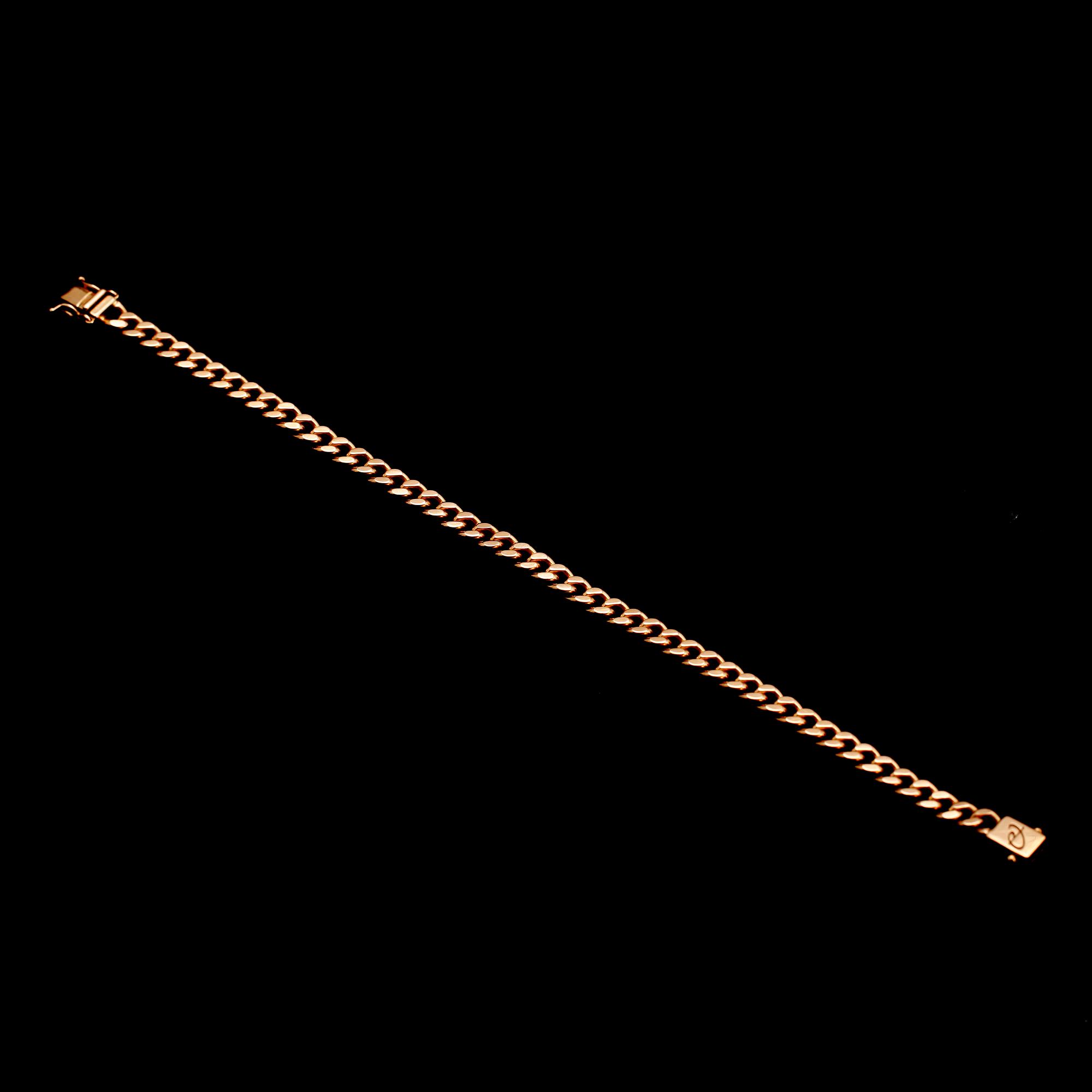 ARMBAND, 18 k guld, kedjelänk. Vikt ca 23 gram.
