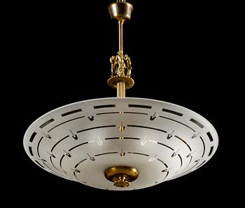 TAKLAMPA, 1900-talets första hälft, höjd ca 63 cm.