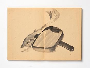 Two Chinese albums, one empty, early 20th century.