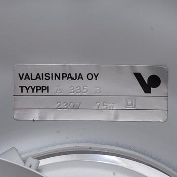 TAKLAMPA, A335, Alvar Aalto, Valaisinpaja. Höjd 40 cm.