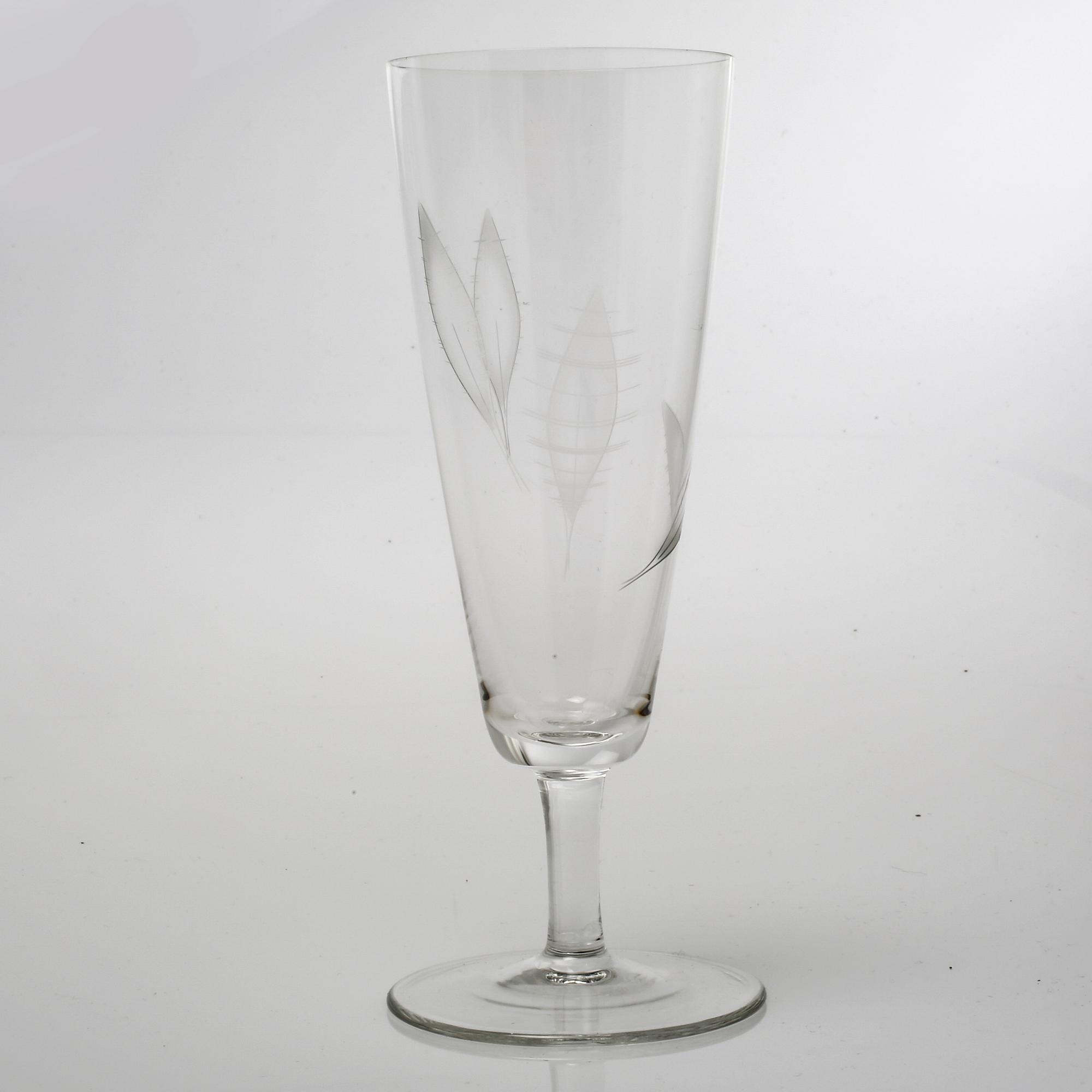 A set of glass tableware, 26 pcs, by Rosenthal, second half of the 20th century.