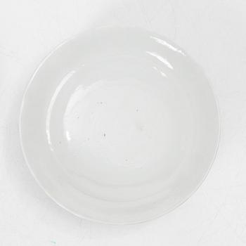 Skål med lock, porslin. Kina, sen Qingdynasti/1900-tal.