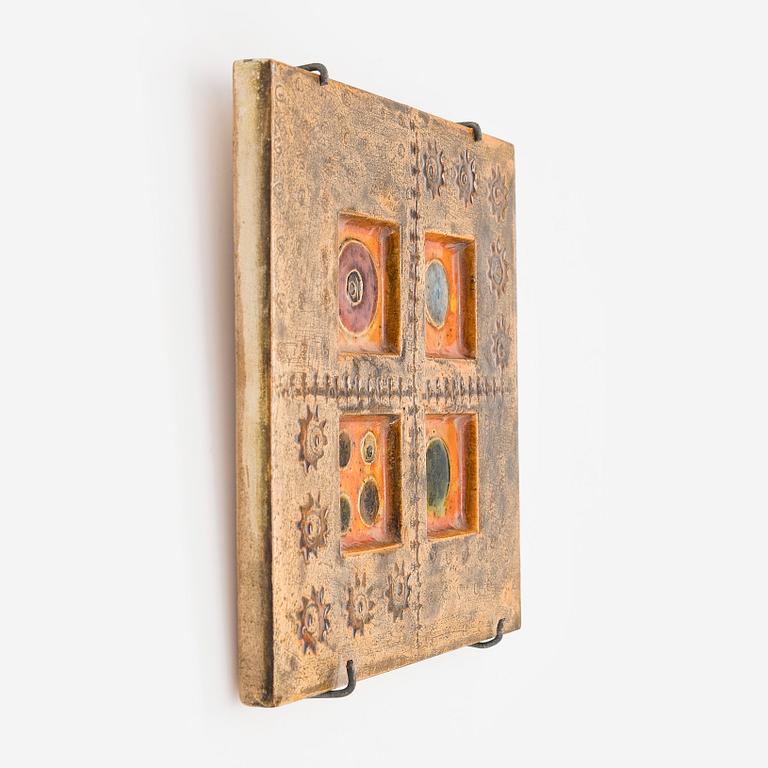 Rut Bryk, Relief, stoneware, signed BRYK.