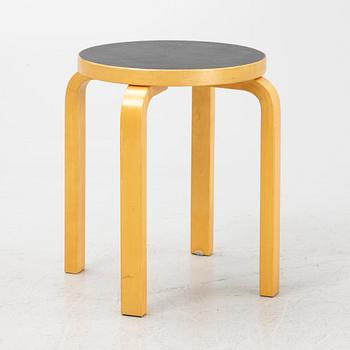 Alvar Aalto, a model 60 stool, Artek, Finland.