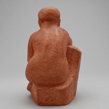 STIG BLOMBERG, skulptur, bemålad gips. Signerad.