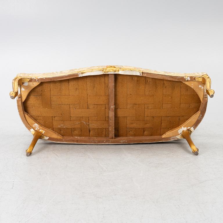 Soffa, rokokostil, 1900-talets första hälft.