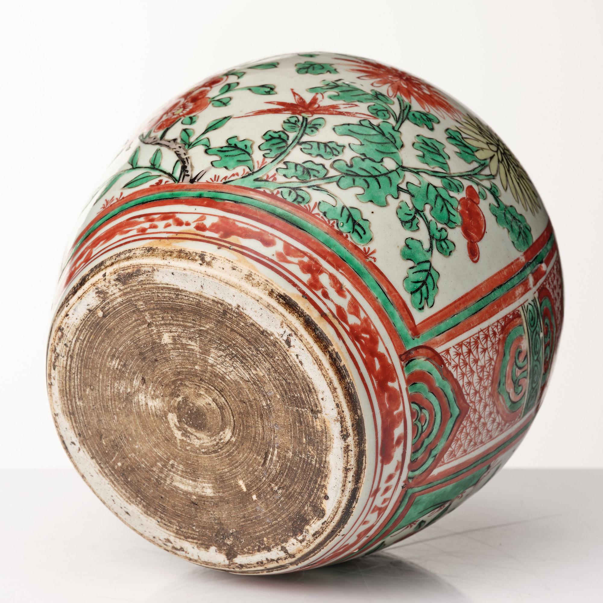 Kruka, porslin. Transition, 1600-tal.