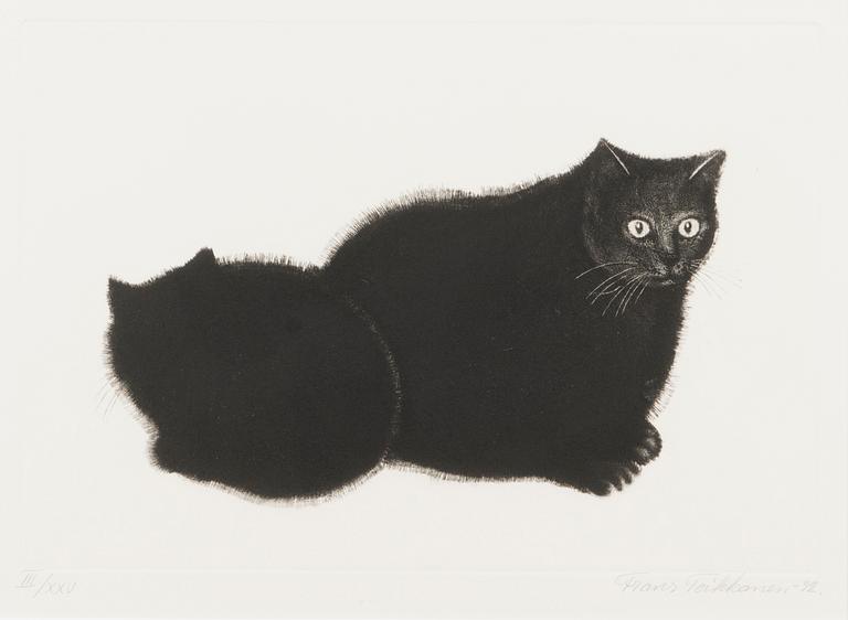 FRANS TOIKKANEN, etching, signed and dated -92, numbered III/XXV.